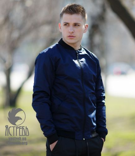 Бомбер "Ястребь" темно-синий