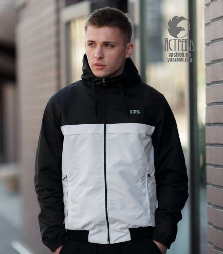 Ветровки "Casual 80" черно-белая