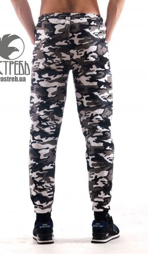 Штаны трикотажные (Зима) White Camo