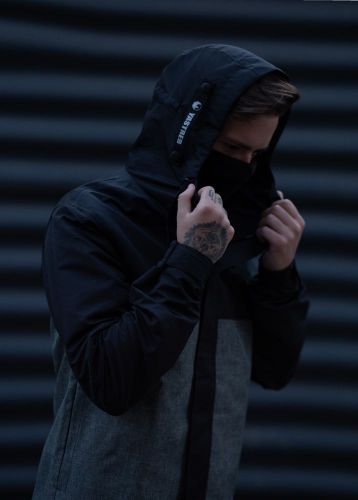 Парка "Hawk jacket" Черно-серая