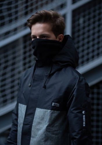 Парка "Hawk jacket" Черно-серая