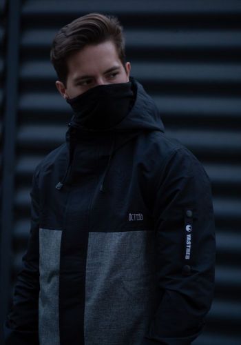 Парка "Hawk jacket" Черно-серая
