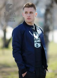 Бомбер "Ястребь" темно-синий