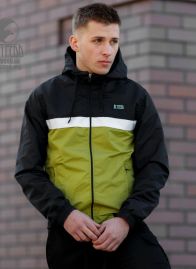 Ветровки "Casual 80" черная-авокадо