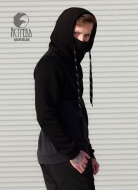 Кофта "Crime" Черный-Антрацит