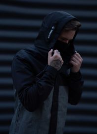 Парка "Hawk jacket" Черно-серая