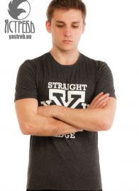 Футболка "Straight Edge" Антрацит