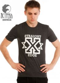 Футболка "Straight Edge" Антрацит