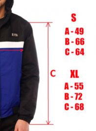 Ветровки "Casual 80" бордово-черная