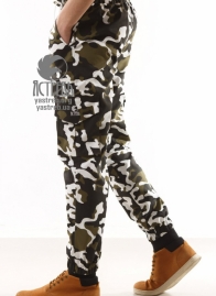 Штаны cargo (Летние) White Camo №1 (OLD)