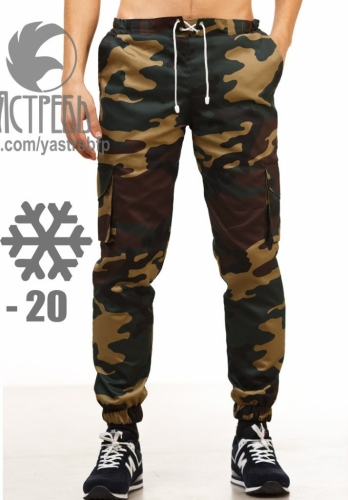 Штаны cargo  (Зимние) Woodland camo ( Вудкамо)